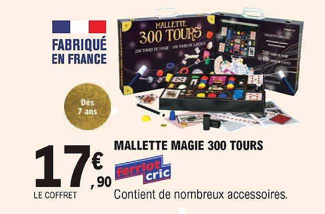 mallette magie 300 tours ferriot cric