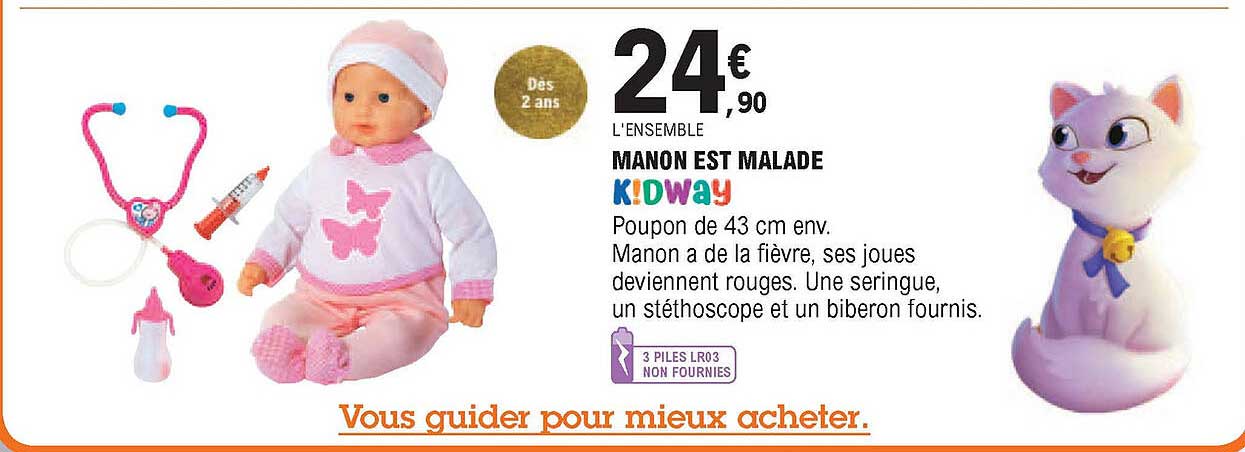 manon est malade kidway