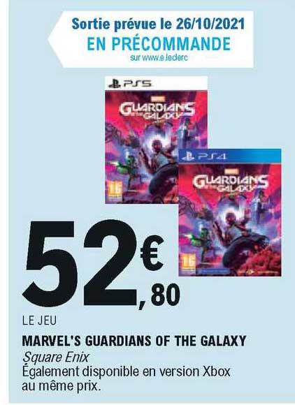 Marvel's Guardians Of The Galaxy Square Enix