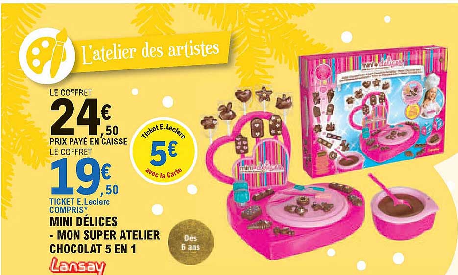 Mini Délices - Mon Super Atelier Cocolat 5 En 1
