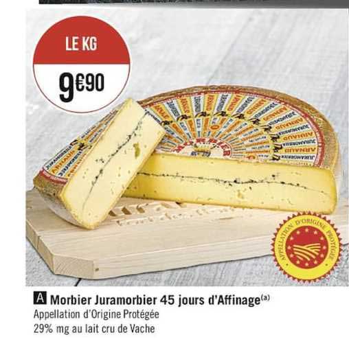 morbier juramorbier 45 jours d'affinage