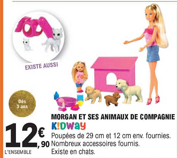 morgan et ses animaux de compagnie kidway