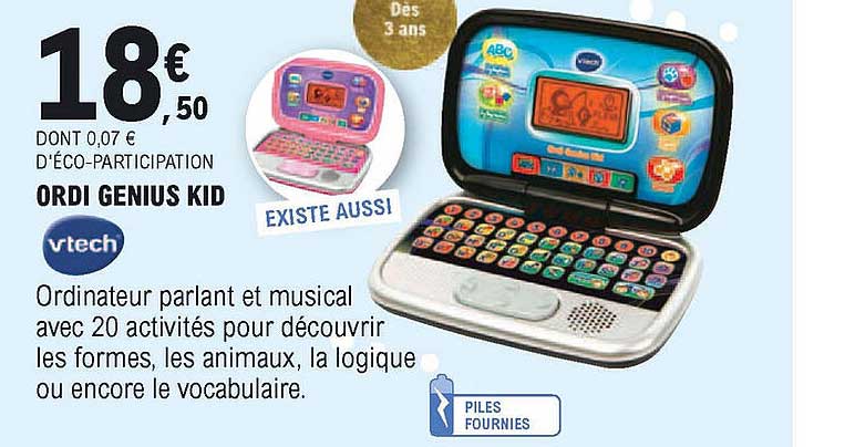ordi genius kid vtech
