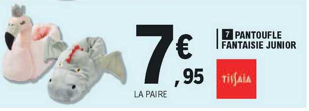 pantoufle fantaisie junior tissaia