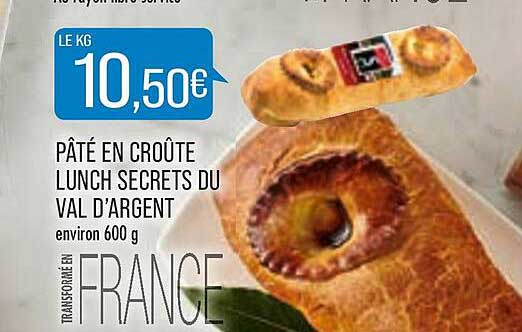pâté en croûte lunch secrets du val d'argent