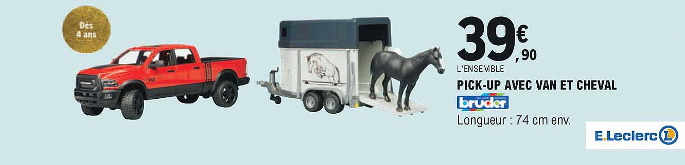 pick-up avec van et cheval