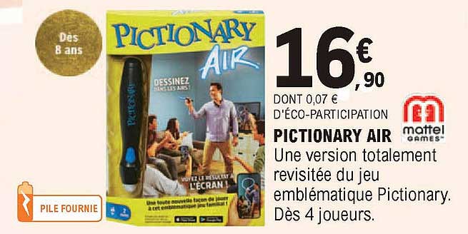 pictionary air mattel games