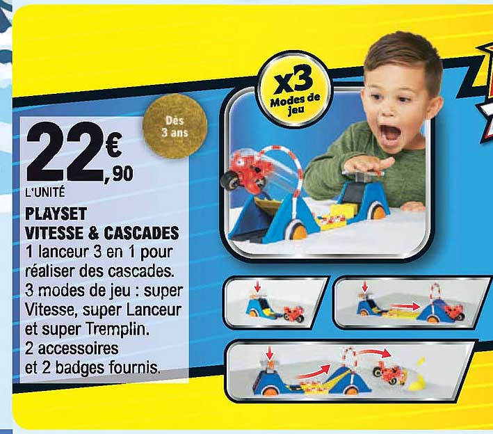 playset vitesse & cascades