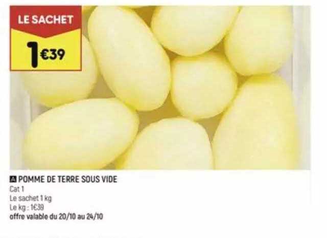 Pomme De Terre Sous Vide