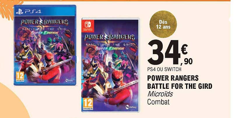 power rangers battle for the gird microïds