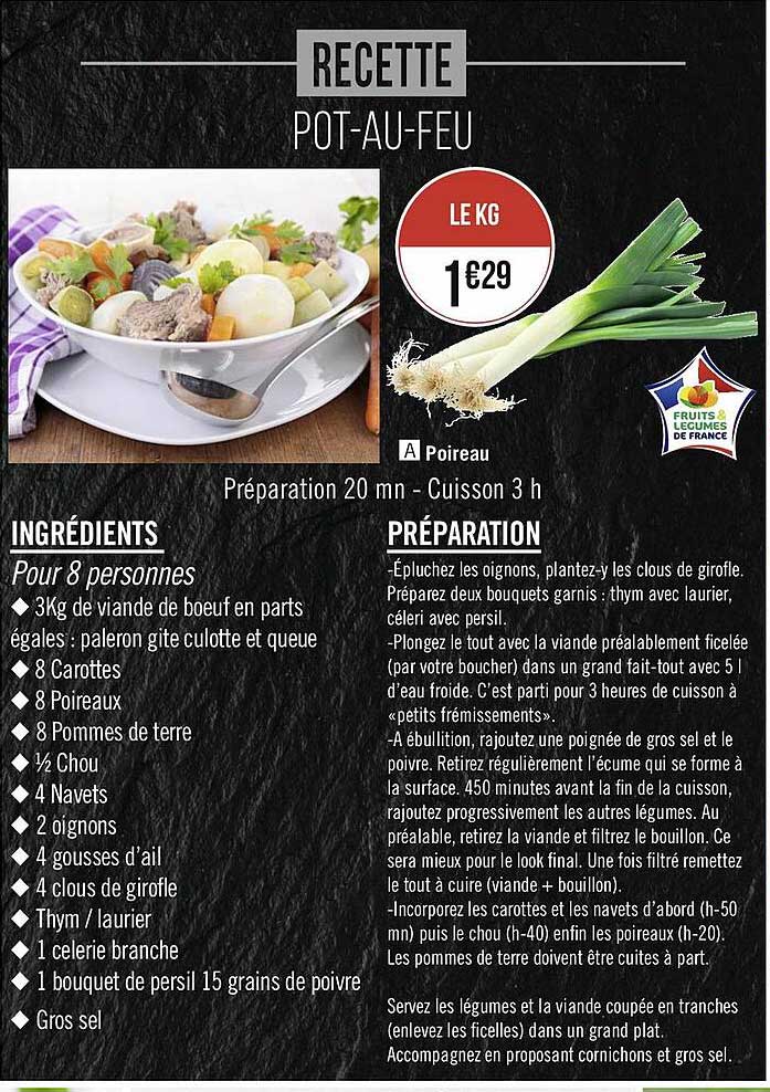 Recette Pot-au-feu