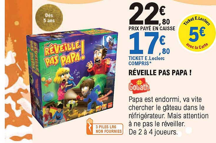 Réveille Pas Papa ! Goliath