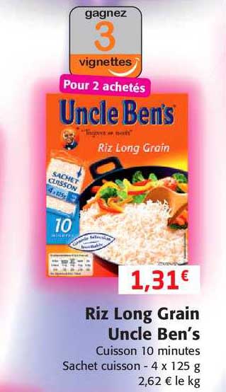riz long grain uncle ben's