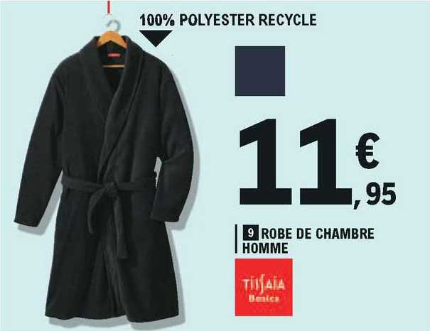 Robe De Chambre Homme Tissaia Basics