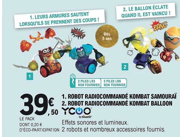 root radiocommandé kombat samouraï, robot radiocommandé kombat balloon