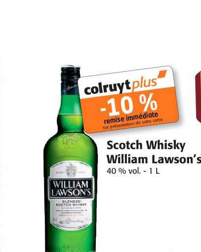 scotch whisky william lawson's