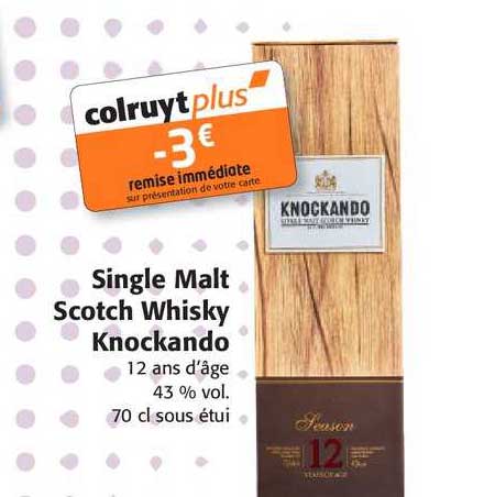 Single Malt Scotch Whisky Knockando