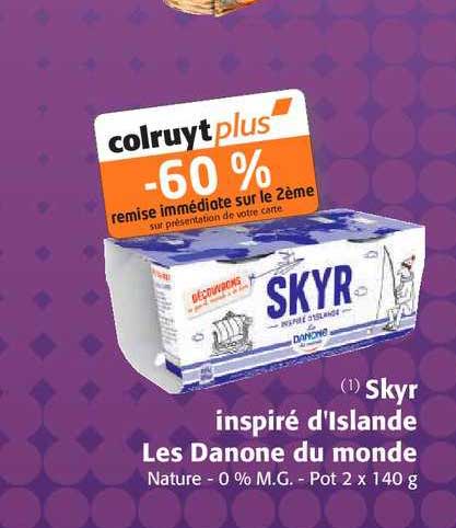 skyr inspiré d'islande les danone du monde