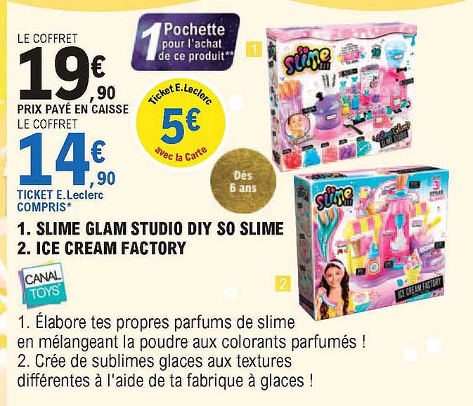 slime glam studio diy so slime, ice cream factory
