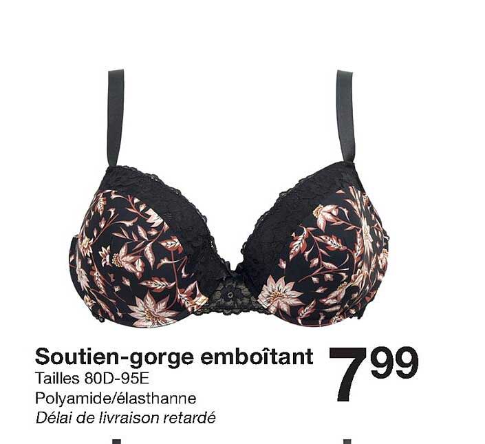 soutien-gorge emboîtant