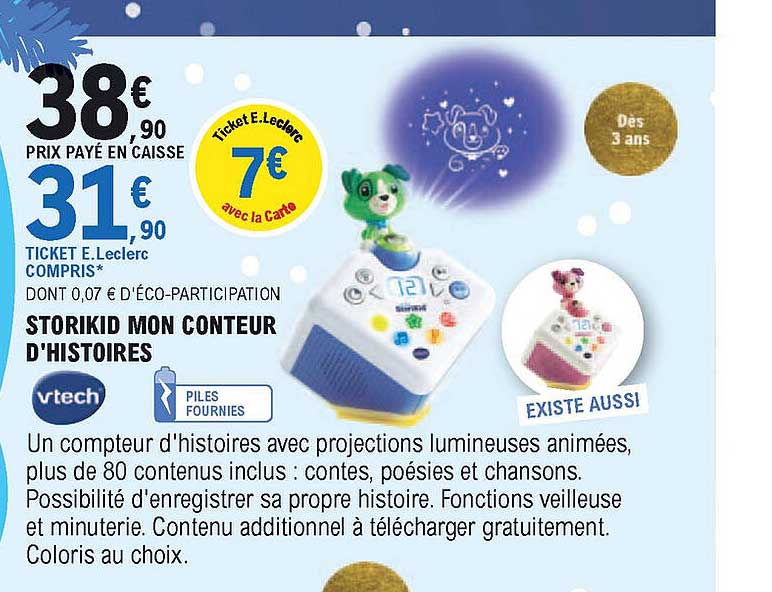 storikid mon conteur d'histoires vtech