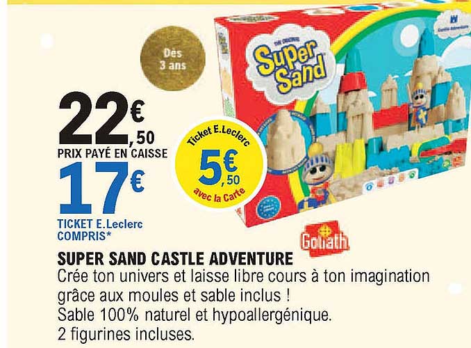 super sand castle adventure goliath