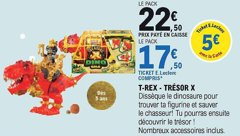 t-rex - trésor x