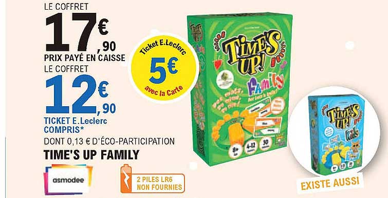 time's up family asmodee