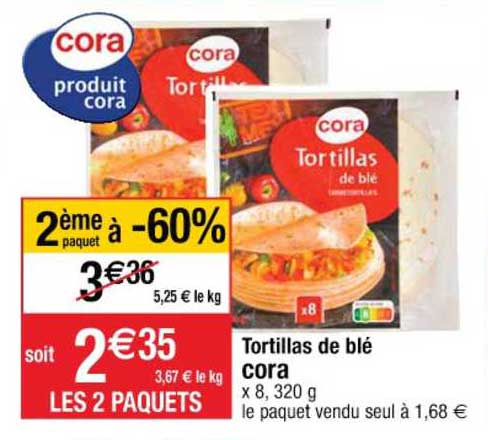 Tortillas De Blé Cora