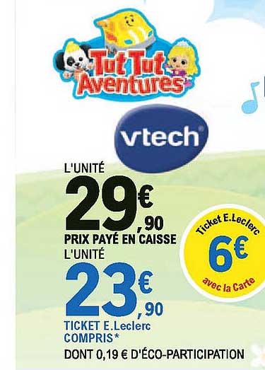 tut tut aventures vtech