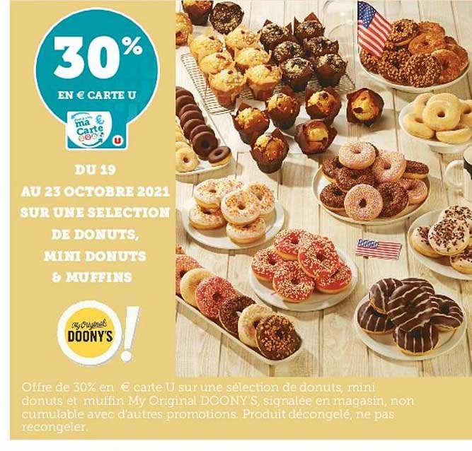 une sélection de donuts, mini donut's & muffins