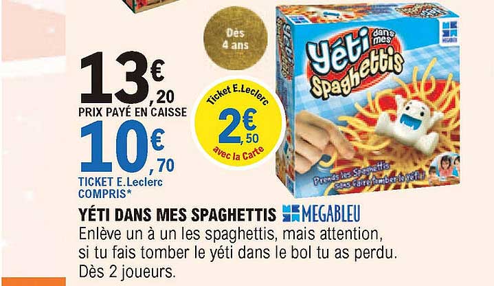 yéti dans mes spaghettis megableu