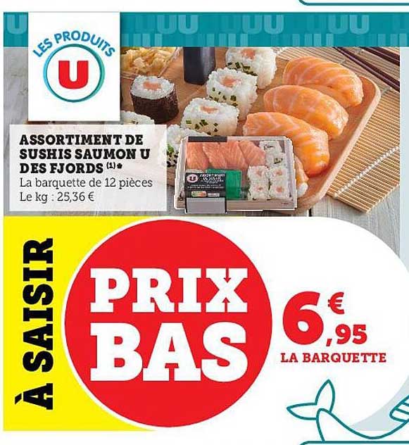 Assortiment De Sushis Saumon U Des Fjords