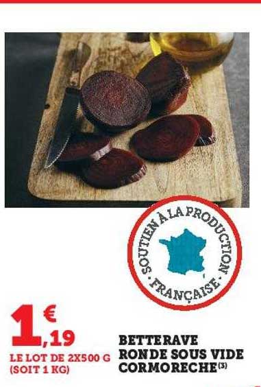 betterave ronde sous vide cormoreche