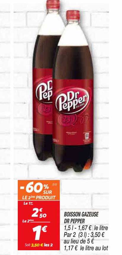 Boisson Gazeuse Dr Pepper
