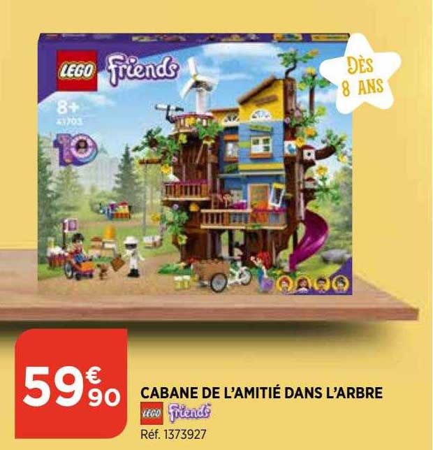 cabane de l'amitié dans l'arbre lego friends