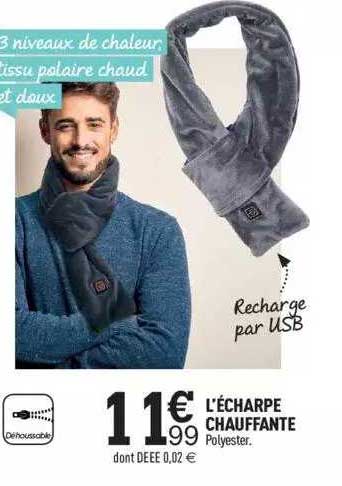 l'écharpe chauffante