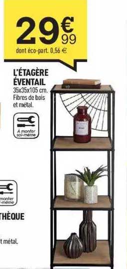 L'étagère éventail