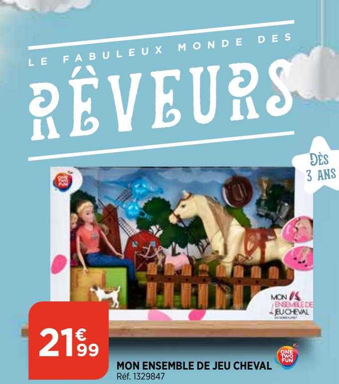 mon ensemble de jeu cheval one two fun