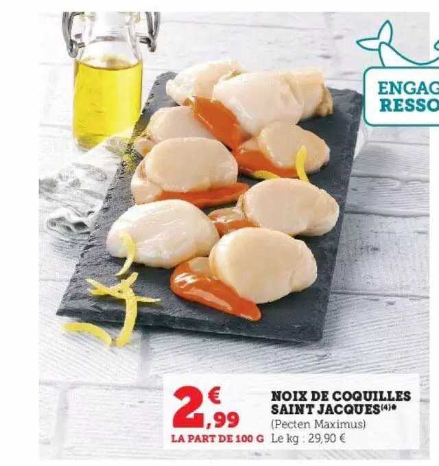 noix de coquilles saint jacques