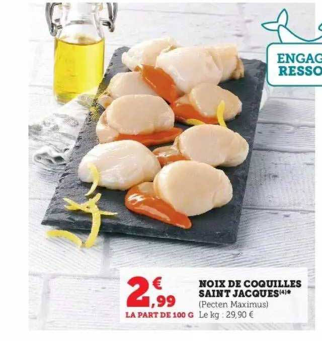 noix de coquilles saint jacques