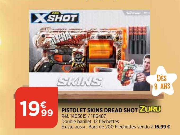 pistolet skins dread shot zuru