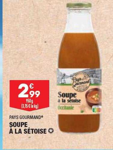 soupe à la sétoise pays gourmand