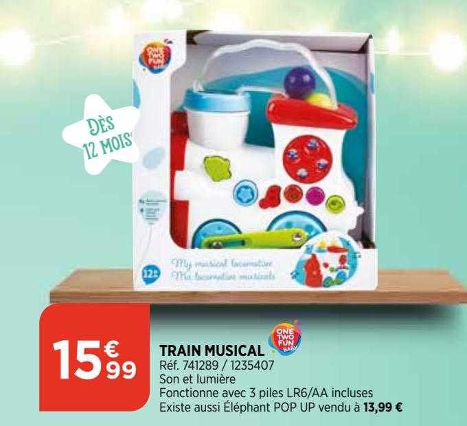 train musical one two fun