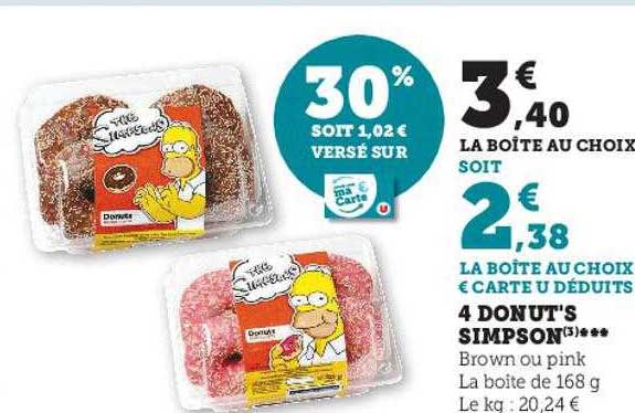 4 donut's simpson