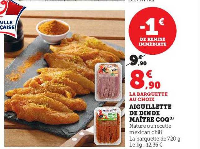 aiguillette de dinde maître coq