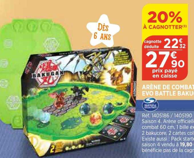 arène de combat evo battle bakugan  spin master