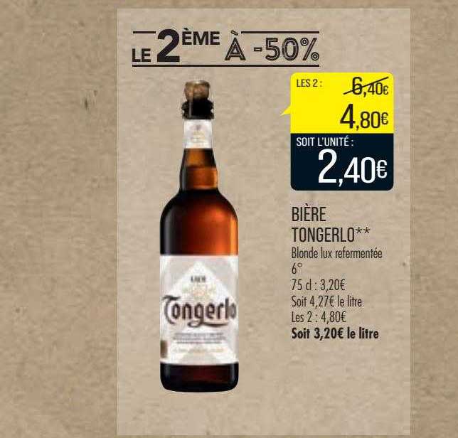 bière tongerlo