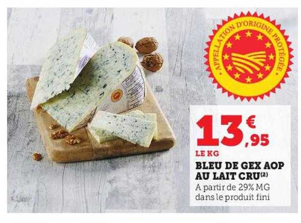 bleu de gex aop au lait cru