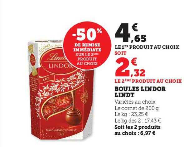 Boules Lindor Lindt